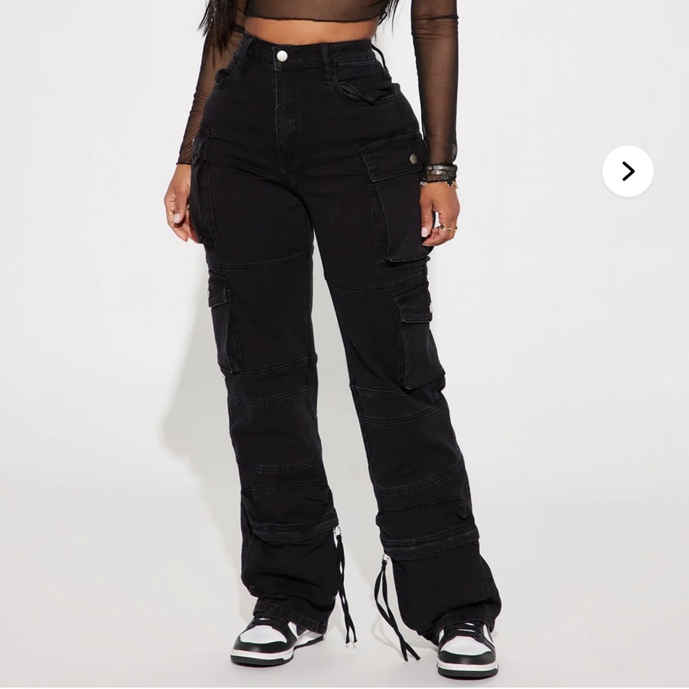 No Matter What Stretch Straight Leg Cargo Jean